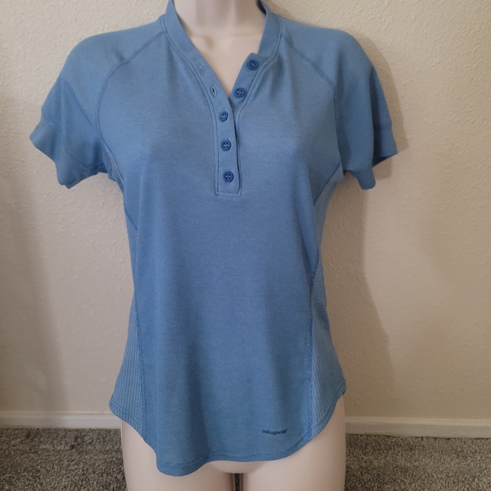 Patagonia Light Blue Short Sleeve Tee